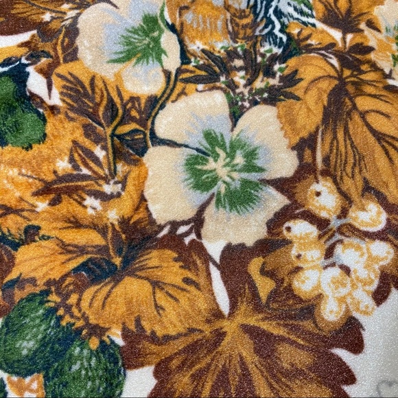 Vintage 70s Velveteen Pillow Cover - Picture 4 of 5